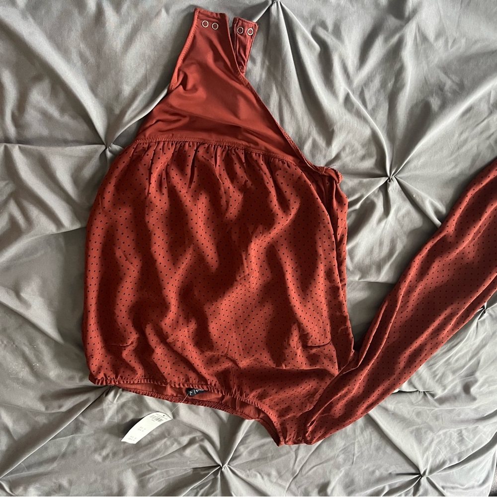 Elegant Rust Women's Intimate Bodysuit